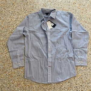 TOMMY long sleeve blue plaid boys 18